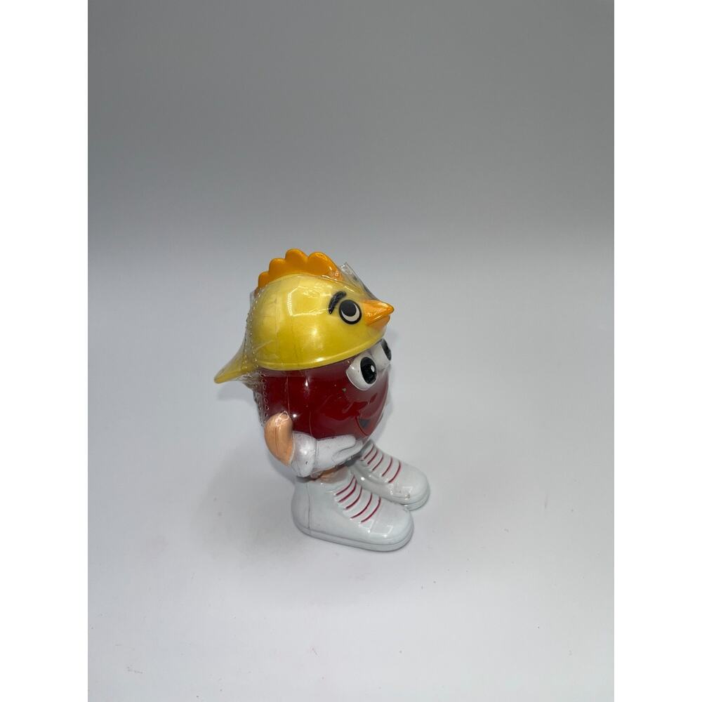 Vintage Easter Chick Hat Red M&M Cake Topper Cupcake Topper Yellow Chicken - Picture 4 of 7